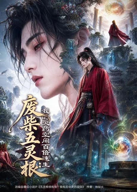 废柴五灵根：我的灵药空间百倍速生海报