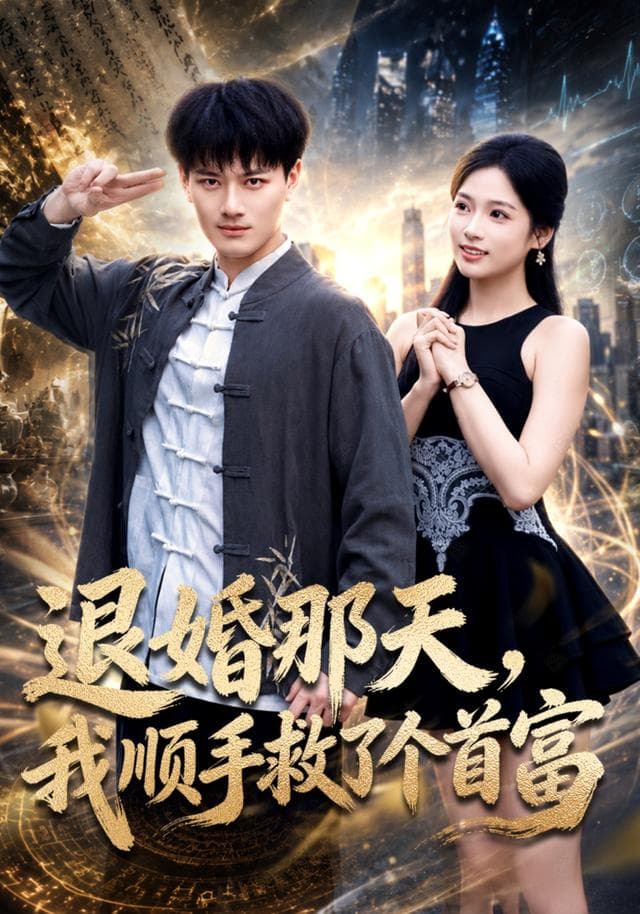 退婚那天，我顺手救了个首富海报
