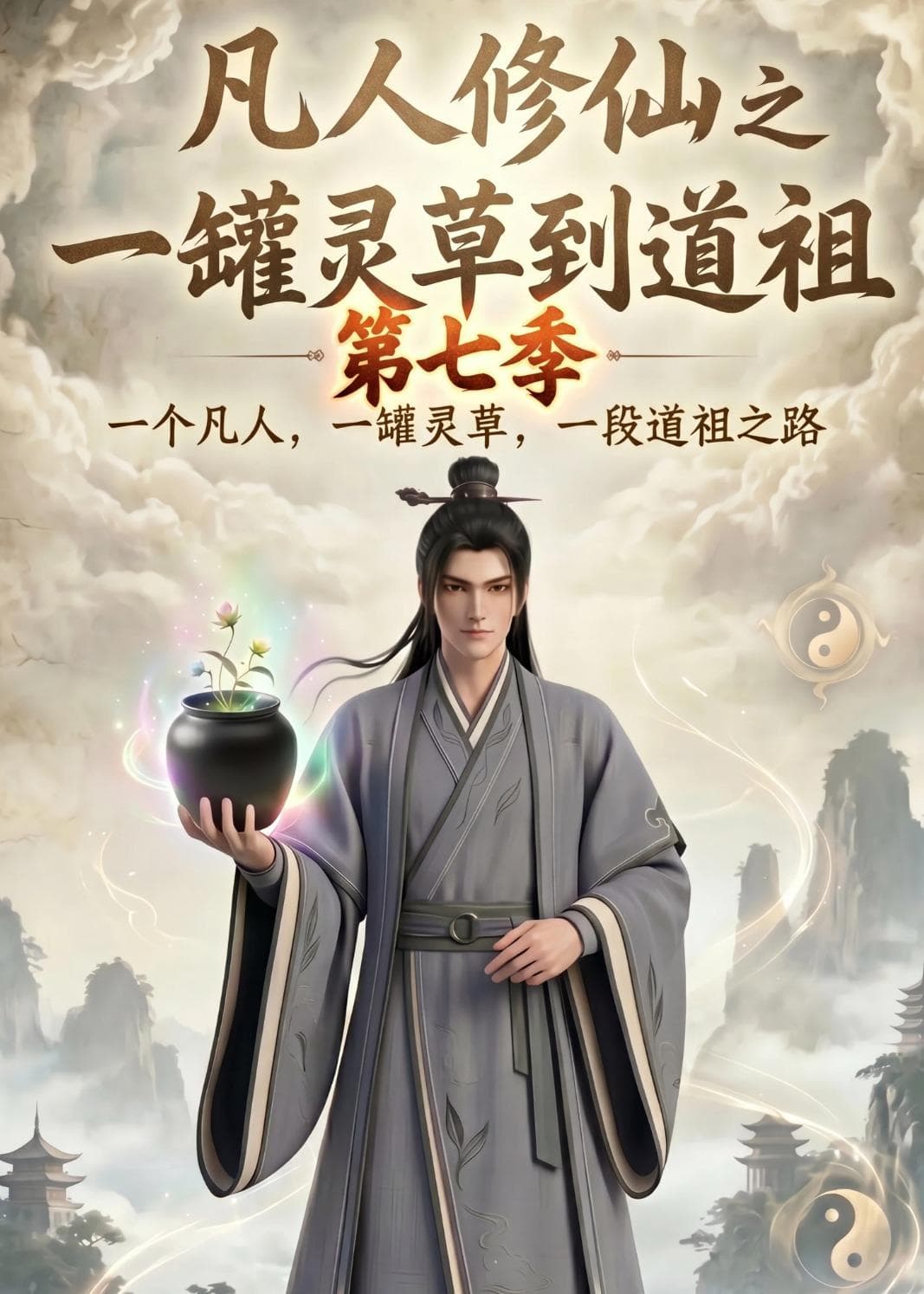 凡人修仙之一罐灵草到道祖第七季海报