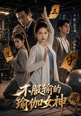 不服输的瑜伽女神海报