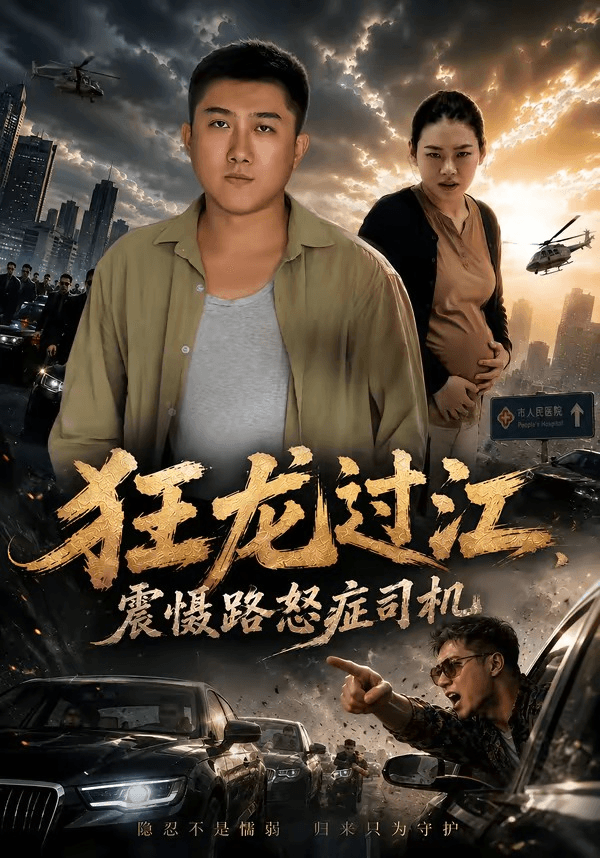狂龙过江，震慑路怒症司机海报