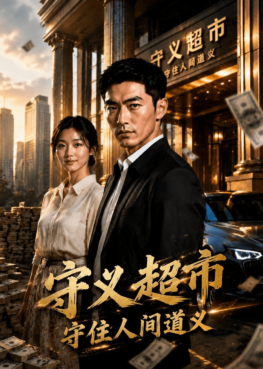 守义超市，守住人间道义海报