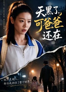 天黑了，可爸爸还在海报