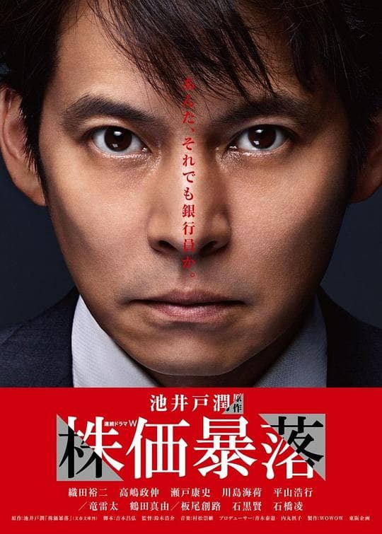 股价暴跌海报